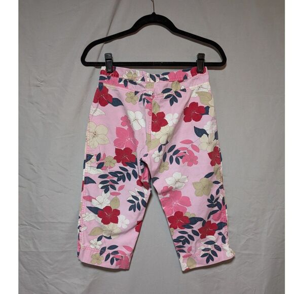 Limited Too Girls Pink Floral Capri Drawstring Pants‎ Size 16 Slim - Picture 3 of 12